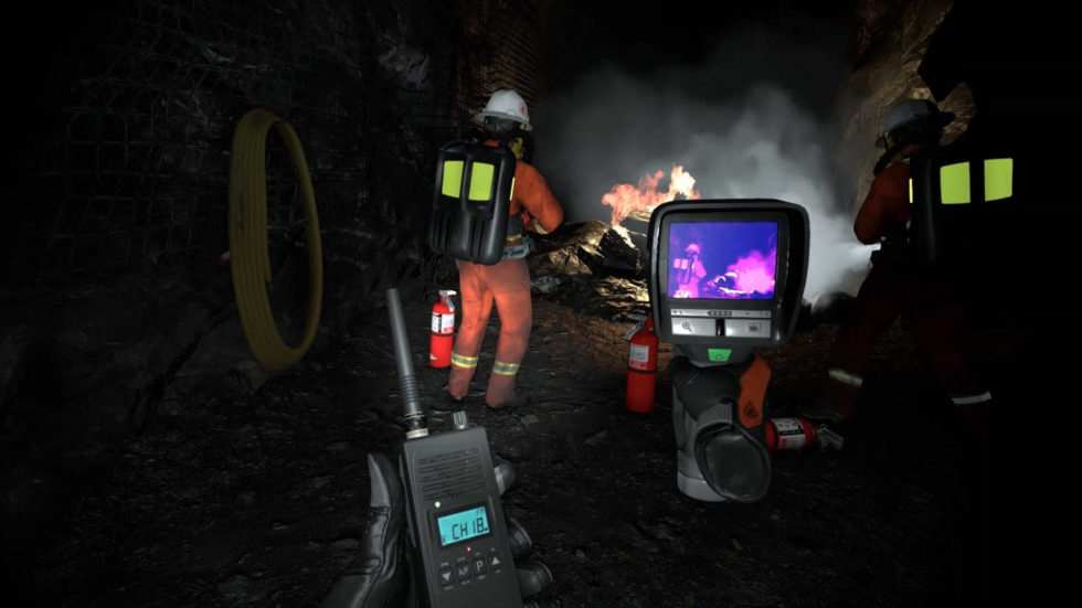 mining rescue operation using augmented reality